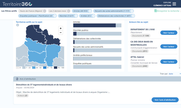 plateforme de veille territoriale, recherche documentaire eaux usées